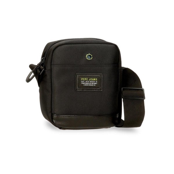 PEPE JEANS LEIGHTON CRNA TORBA NA RAME